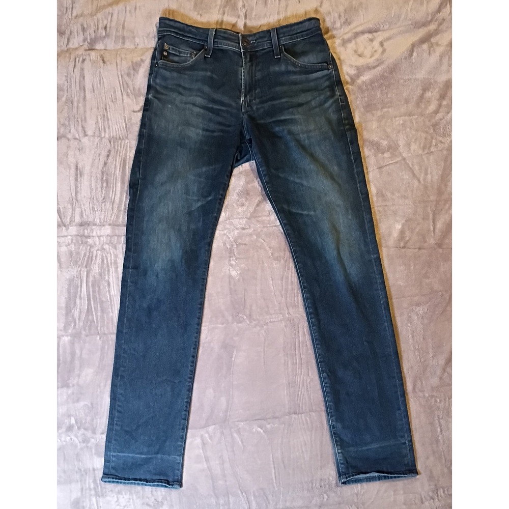 AG Adriano Goldschmied The Graduate Tailored Leg Mens Jeans 31R Dark Wash Indigo